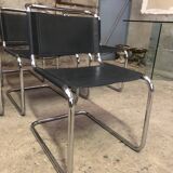 Set of 7 S33 Mart Stam Chairs Circa 1980