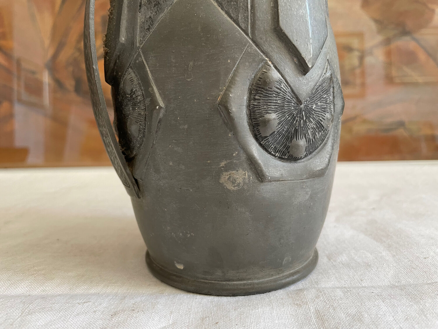 Tin vase