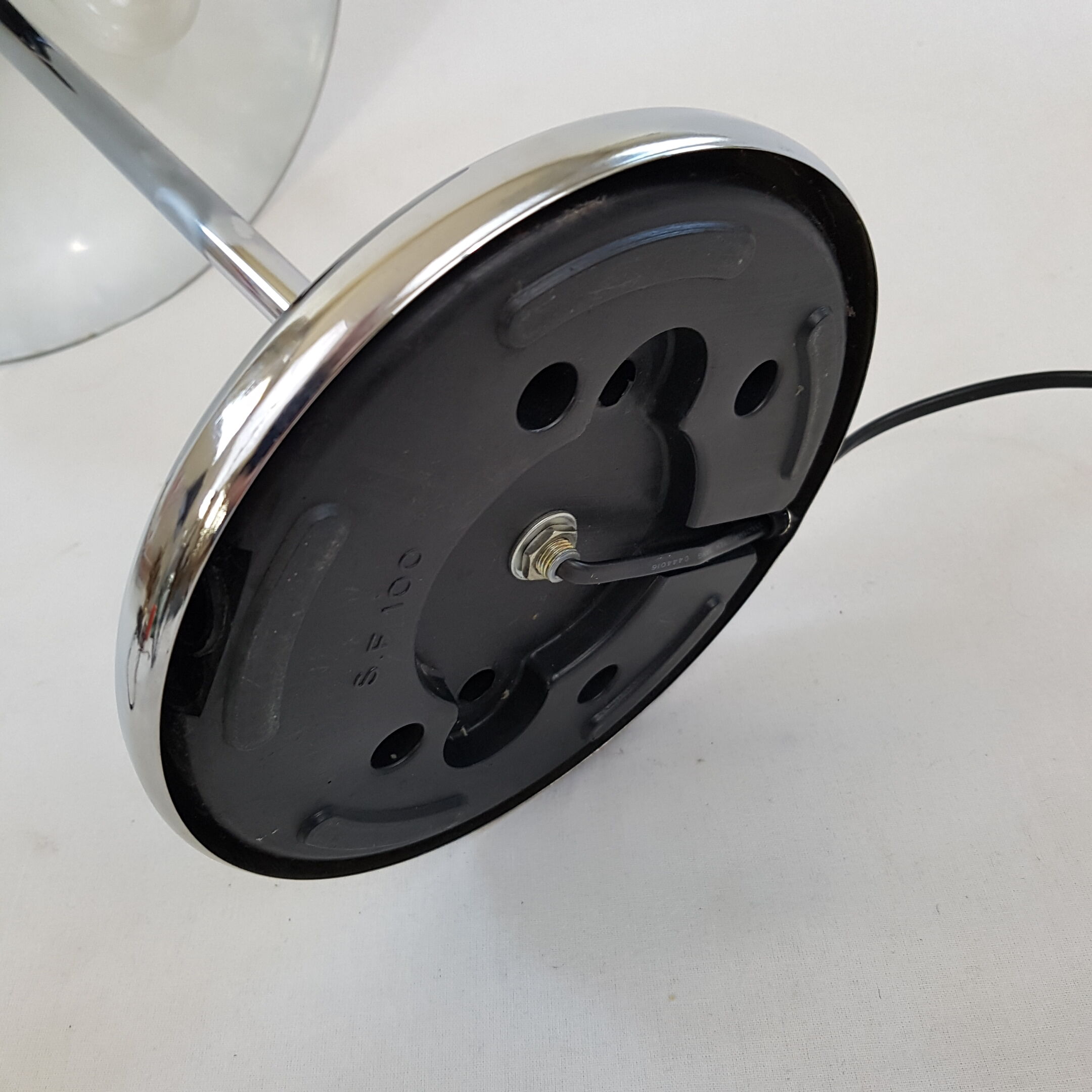 Mushroom lamp chrome art deco