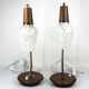 Paire de lampes de table scandinaves du milieu du siècle - Laiton