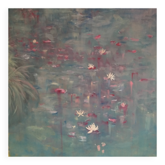 Water lilies oil painting