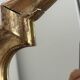 Vintage mirror 1960s Belgian rocaille style gilded wood - 61 x 49 cm
