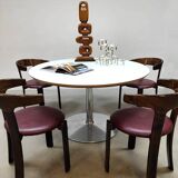 Suite de 4 chaises de salle à manger vintage Bruno Rey Kusch & Co