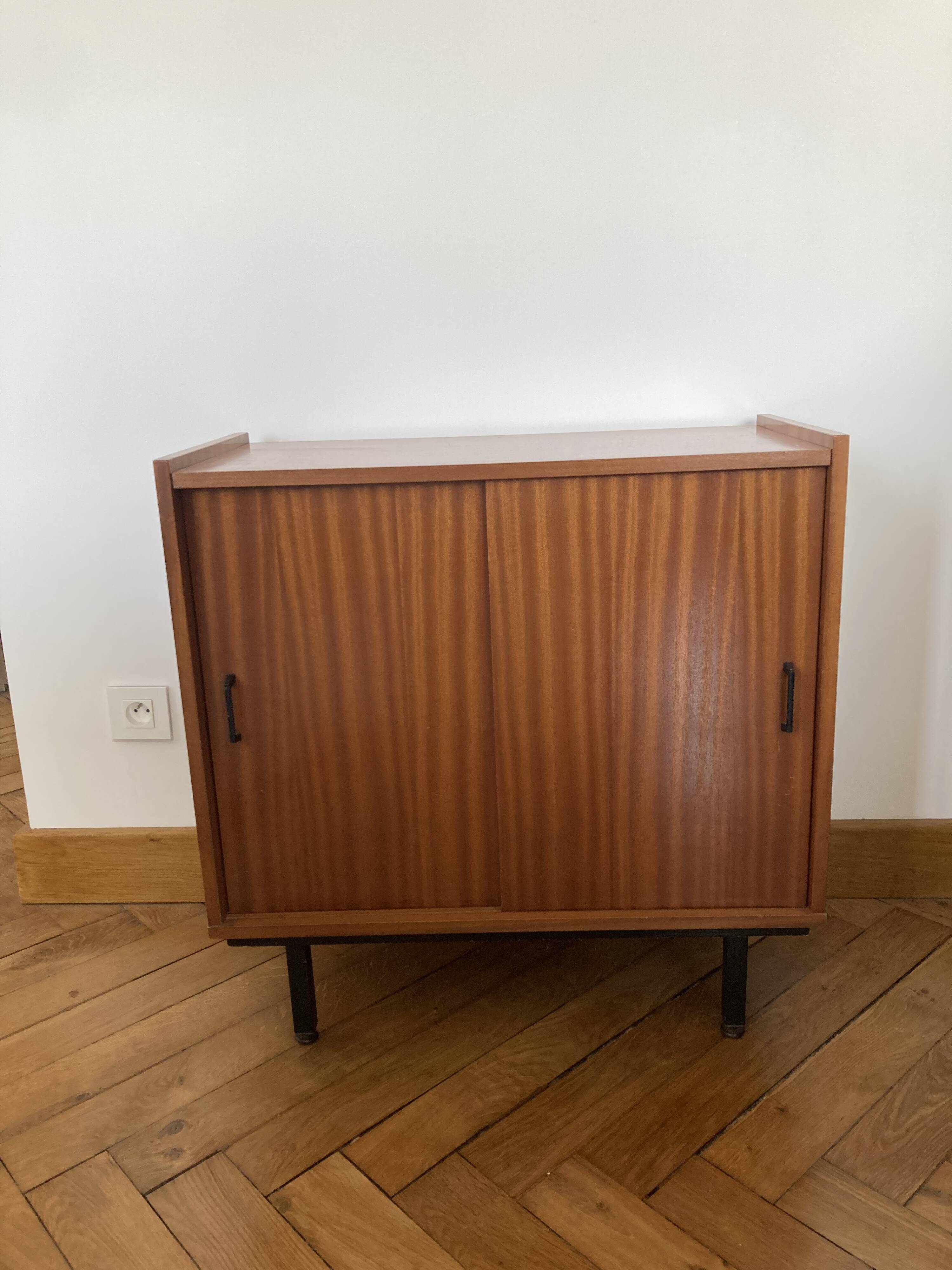 Sliding door cabinet