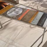 Coffee table signed Capron