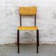 Vintage French School Chair, 1970s