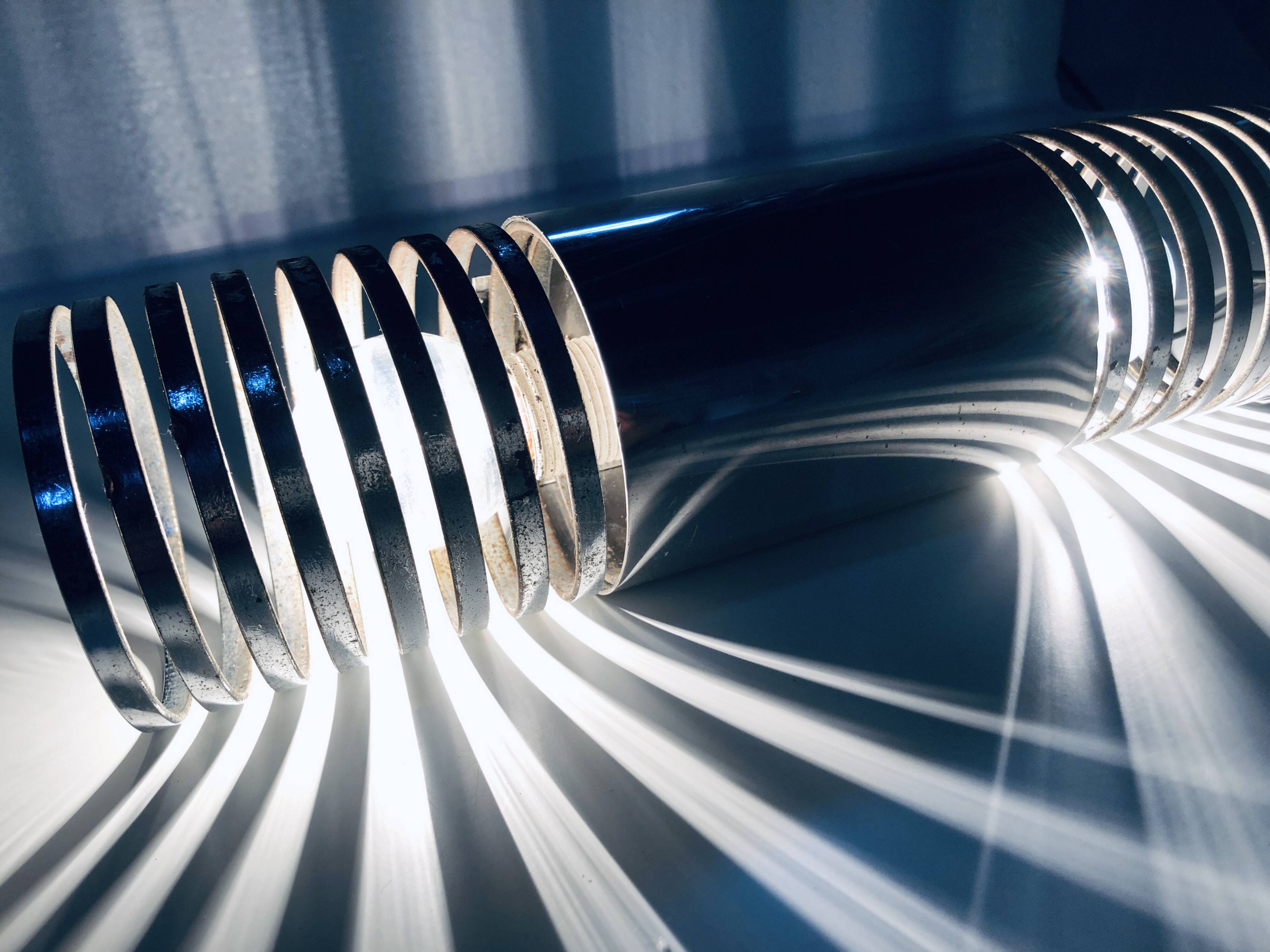 Vintage Wall Lamp • Spirals • Space Age • 1970