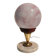 Vintage 1970s pink marble effect globe and marble floor lamp