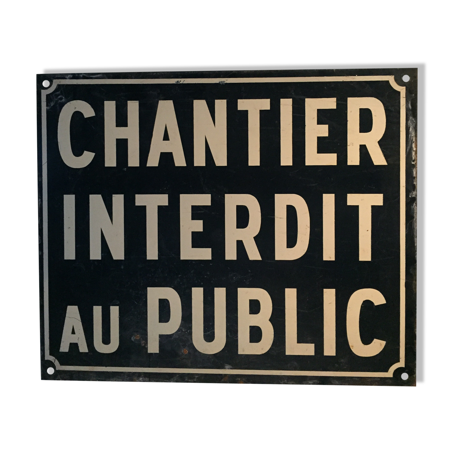 Panneau De Chantier Chantier Interdit Au Public Selency