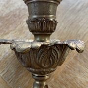 Wall lamp in gilded bronze style Louis XV baroque vintage