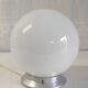 Plafonnier globe opaline - années 50/60