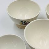 Set of 5 Boch Frères Keramis bowls