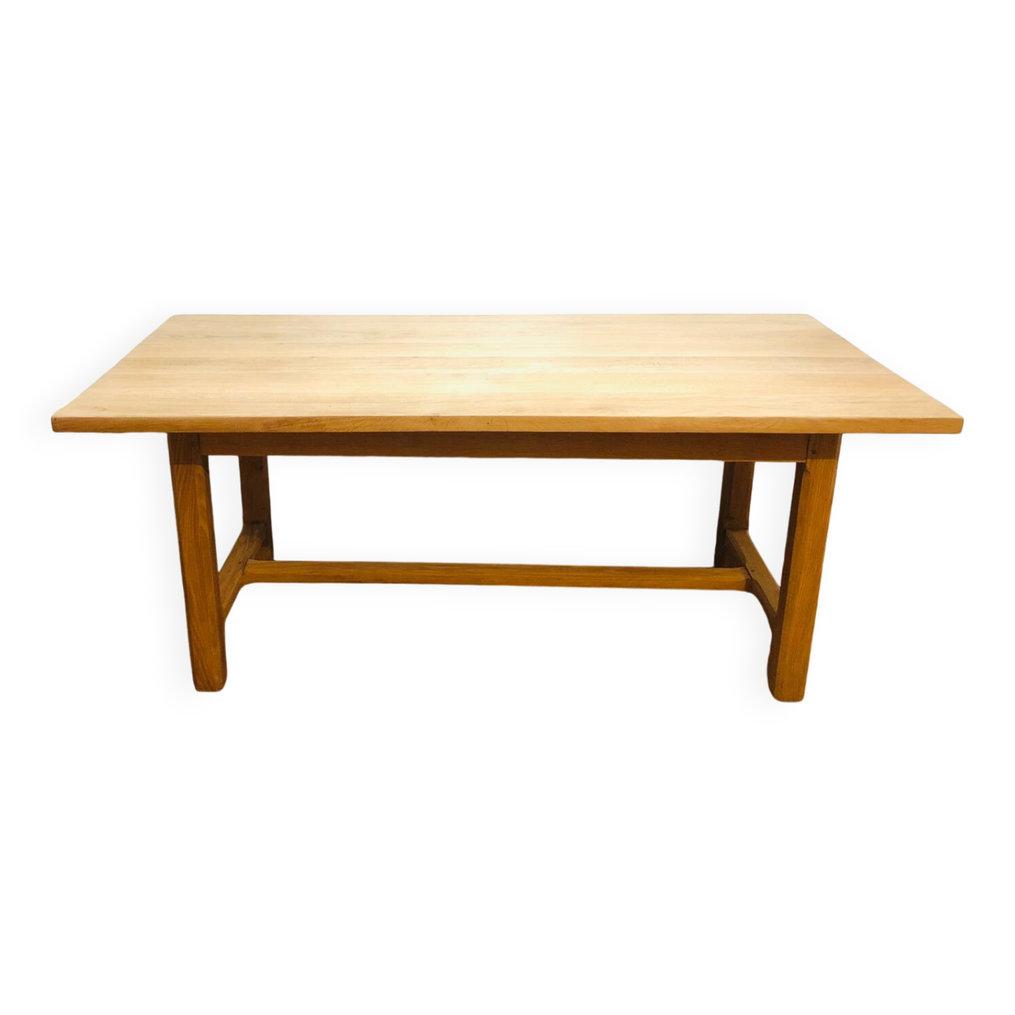Solid oak farmhouse table