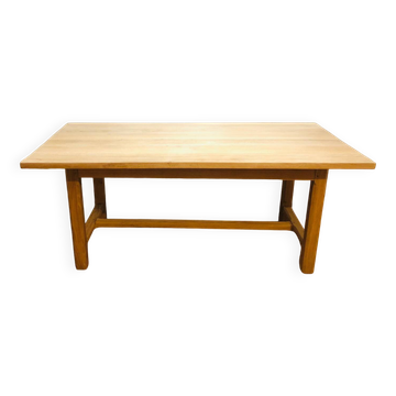 Solid oak farmhouse table