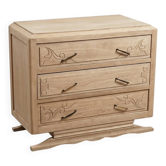 Art Deco oak chest of drawers