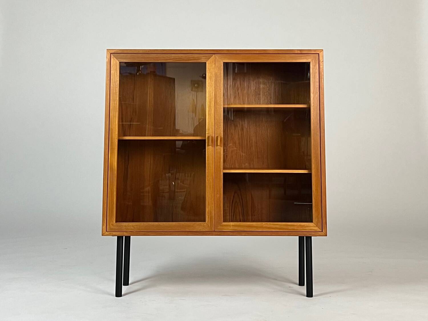 Danish teak display cabinet highboard Kristiansen vintage 60s