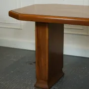 Vintage Art Deco Dining Table in Walnut