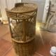 Vintage rattan bedside table