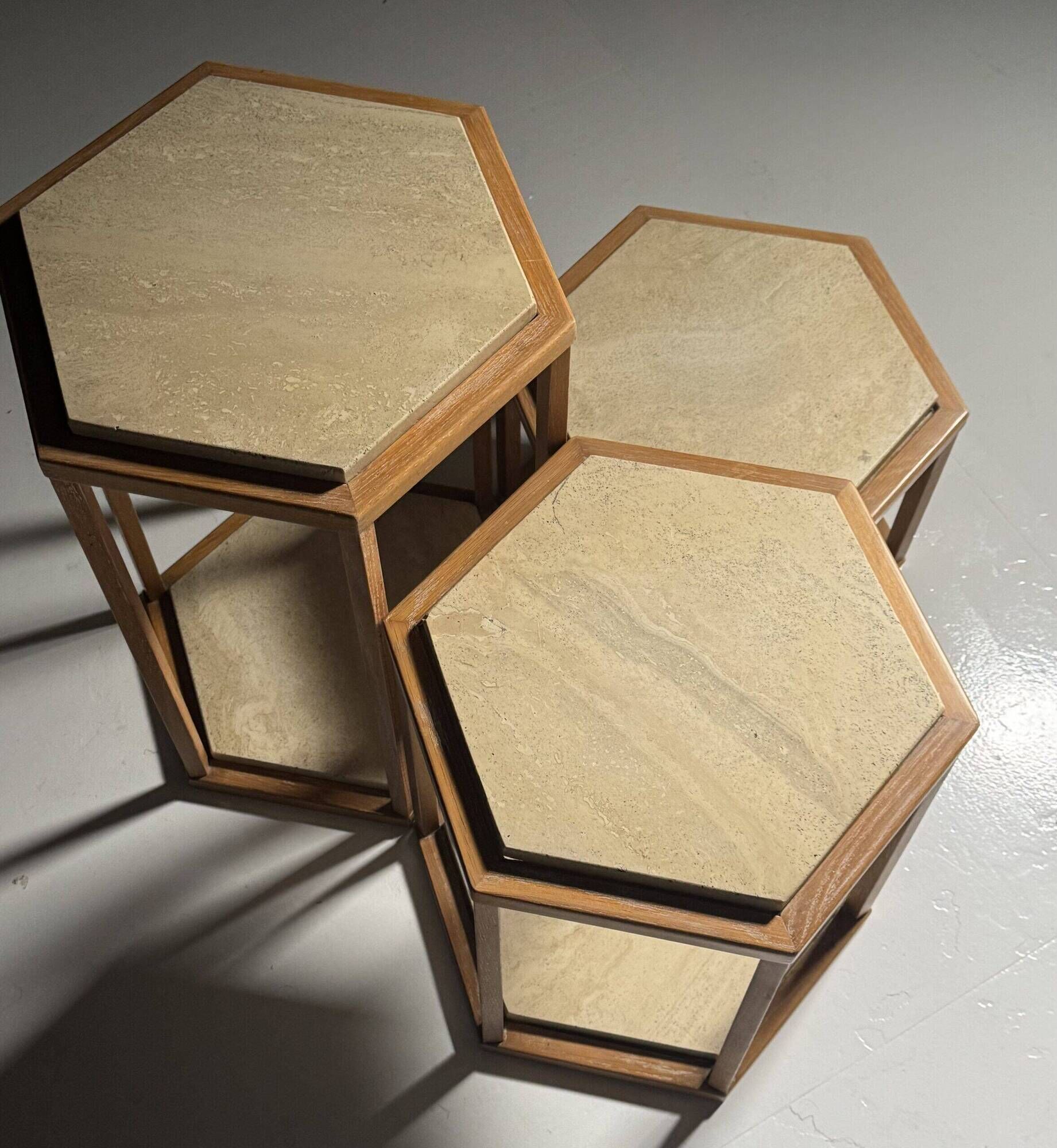 Set of 3 side tables Roche Bobois