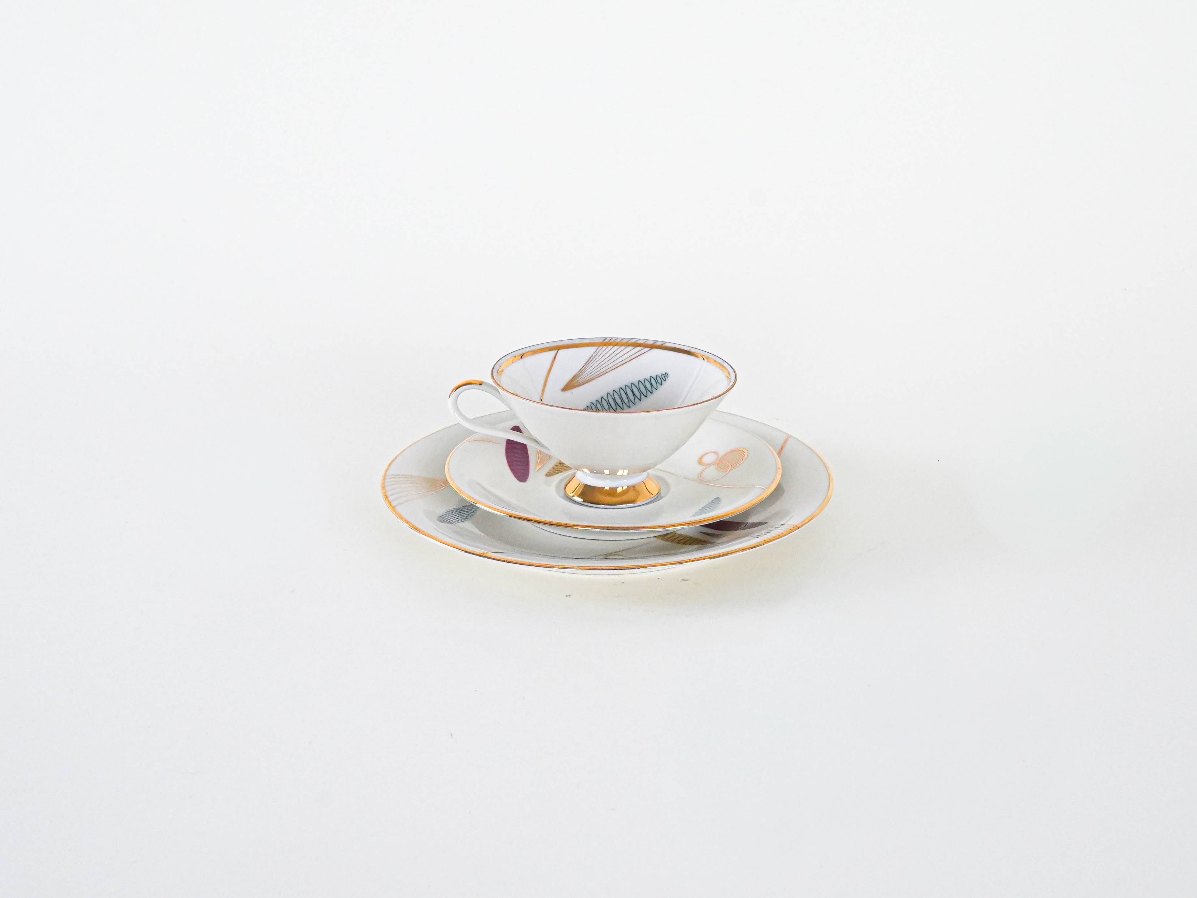 Porcelain cup, German design, 1960s, manufacturer: Hertel Jacob