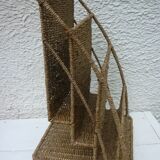 Magazine rack Wicker woven