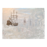 Old wall tapestry "Harbour Scene" The Woven Arts of France