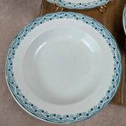 Set of 3 deep plates Orléans Sarreguemines & Digoin