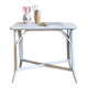 Petite table  rotin blanc