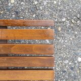 Italian Wooden Bench, 1950s