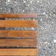 Italian Wooden Bench, 1950s