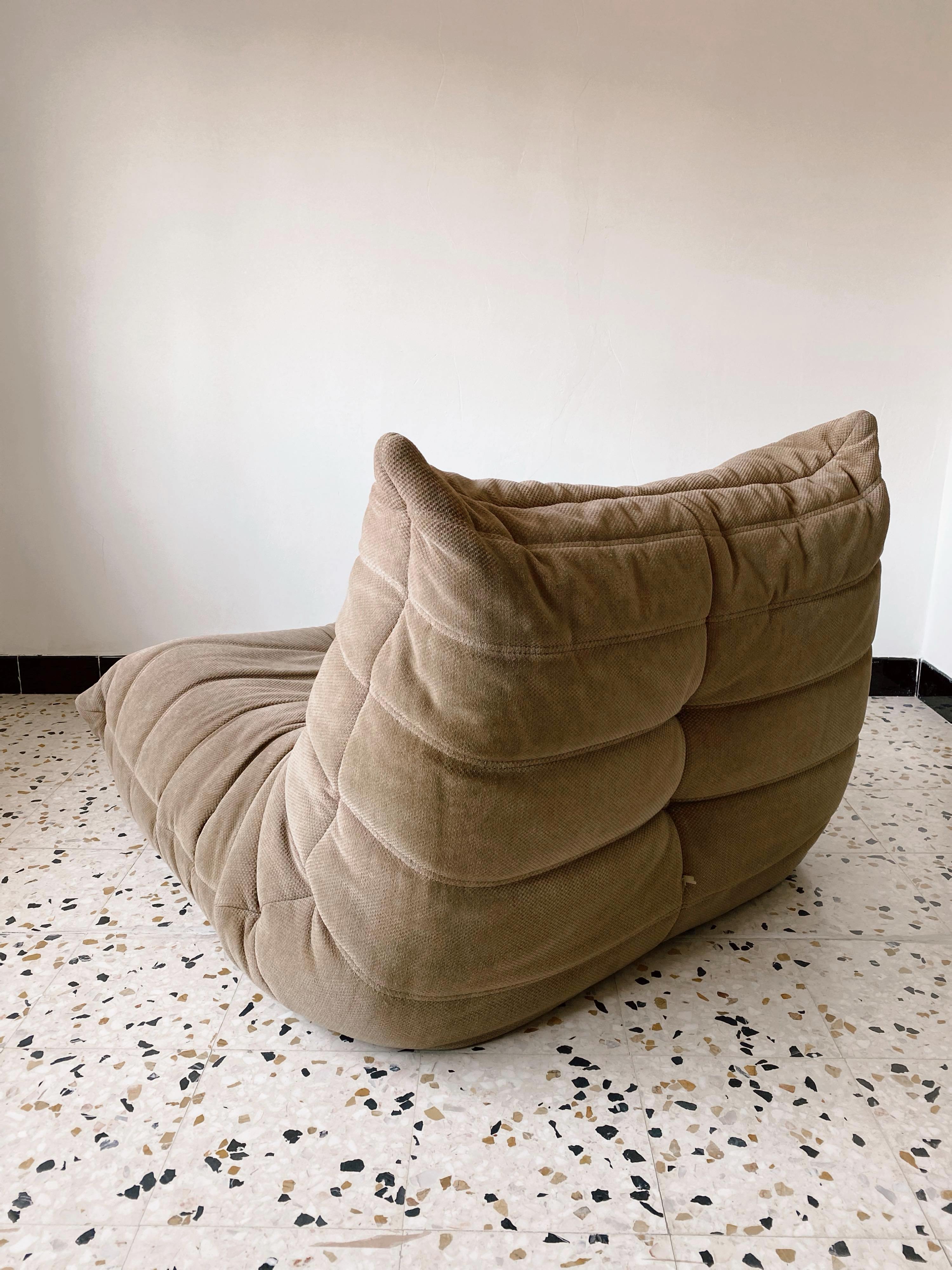 Chair and ottoman Togo by Michel Ducaroy for Ligne Roset