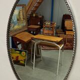 Oval chrome mirror, 60