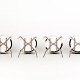 Vintage industrial chairs, 1960s, set of 4