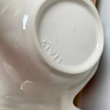 Large vintage barbotine aperitif serving dish