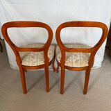 2 upholstered hot air balloon chairs