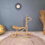 Rattan horse