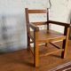 Wooden children's chair from the 50