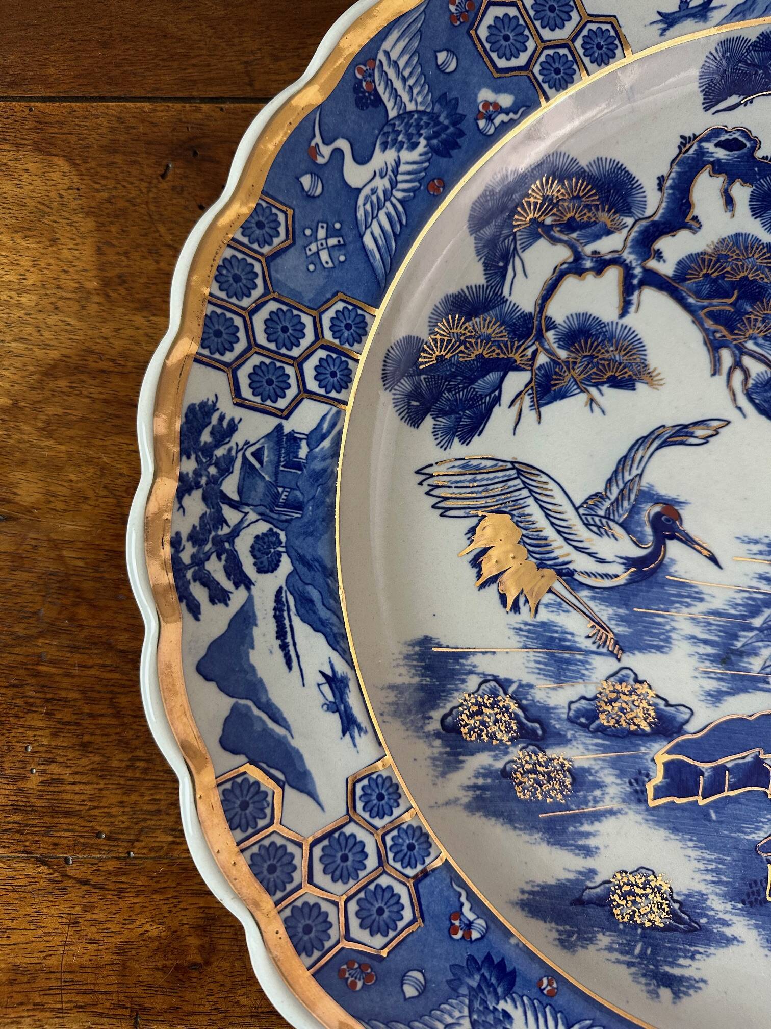 Large Japanese Porcelain Dish