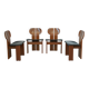 Afra & Tobia Scarpa ‘Africa’ Dining Chair – Walnut & Leather, 1975