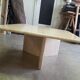 Table basse en travertin Roche bobois
