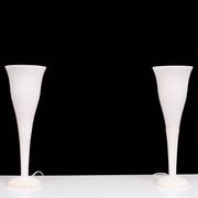 pair Alabaster Table lamps by A Pegasam Spain 1970s