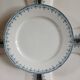 6 antique flat plates in ironstone Hb & Cie