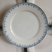 6 assiettes plates anciennes en Terre de fer Hb& Cie