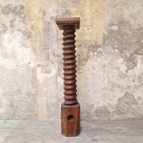 Saddle screw press