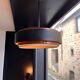 Metal pendant light from the 1950s