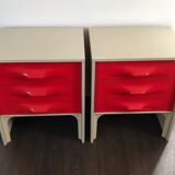 Pair of bedsides by Raymond Loewy design 70