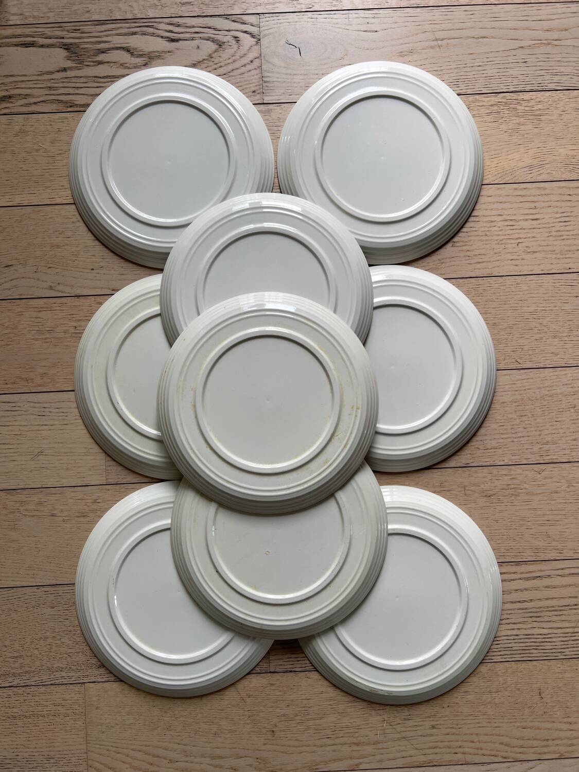 Stoneware dinner plates