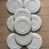 Stoneware dinner plates
