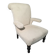 Napoleon III crapaud armchair with a reclined backrest