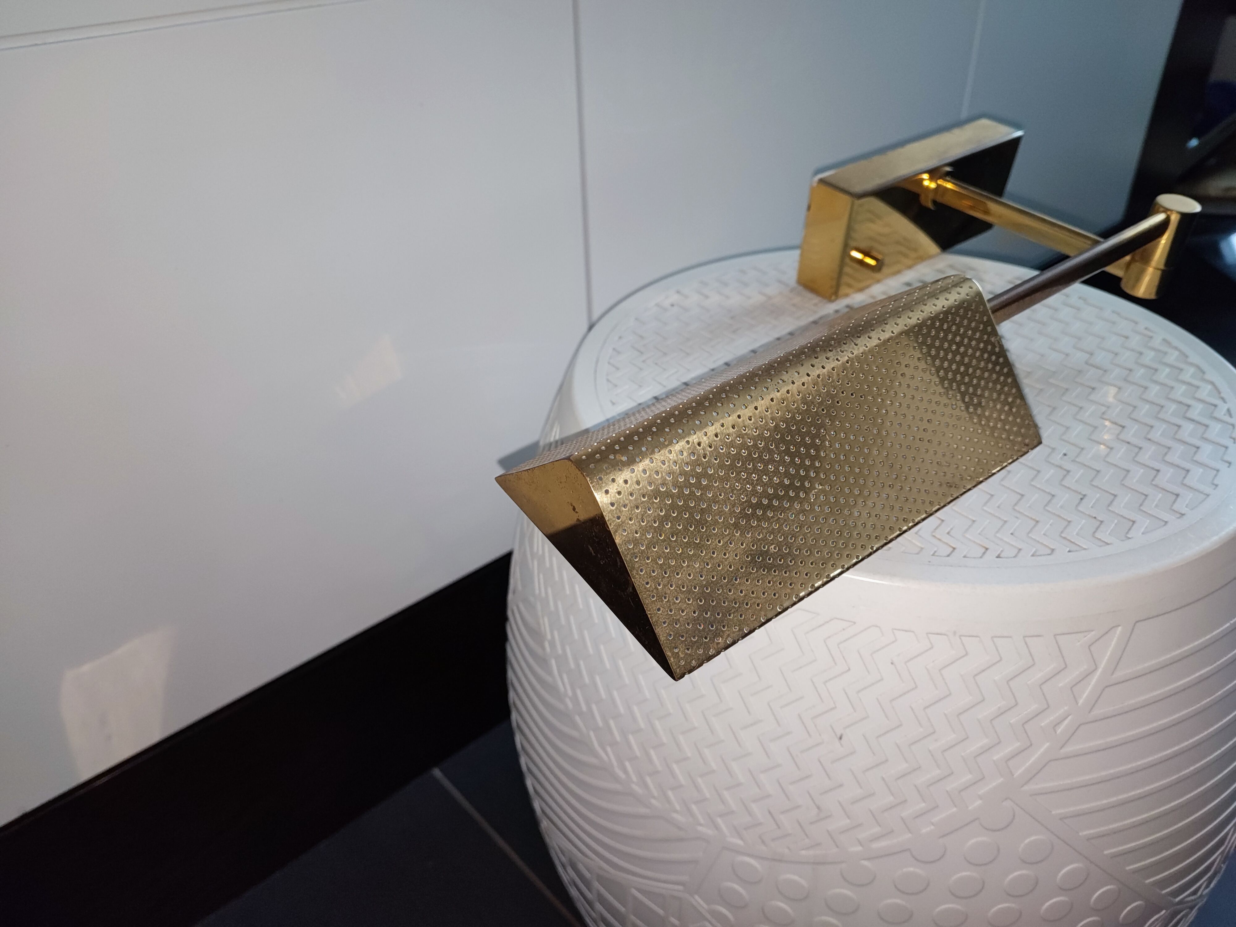 Brass wall or reading light